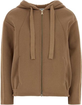 Max Mara Camel Cotton Omelia Sweatshirt