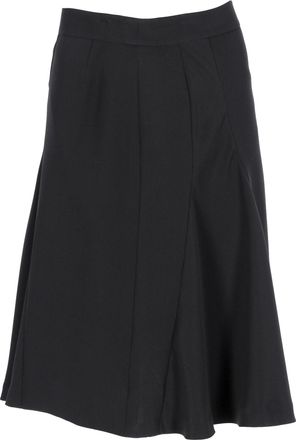 Givenchy Givenchy midi-rok met panelen in zwart acetaat