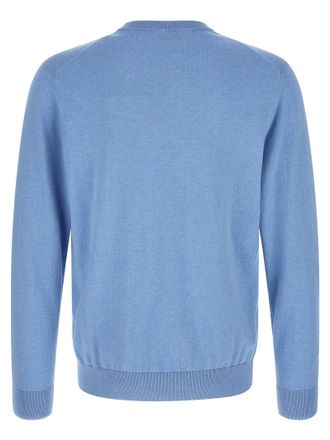Ballantyne Argyle Jacquard Sweater - Blue