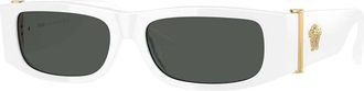 Versace VE4476U 545987 Mens Sunglasses White Size 55