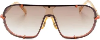 Dries Van Noten Accessoires, unisex, Geel, ONE Size, 216 C3 Aviator Zonnebril