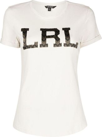 Lauren Ralph Lauren Hailly short-sleeve T-shirt - women - Cotton - M - Neutrals