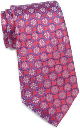 Ted Baker Albion Florette Silk Blend Tie in Red at Nordstrom Rack