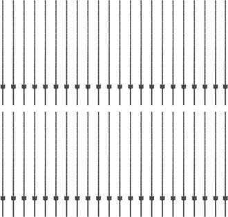 vidaXL Fence Posts Height Adjustable Manual 88 pcs Grey 180 cm Steel vidaXL