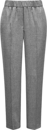 PESERICO Slim-fit Broeken - Dames - Slim Fit Broeken - Grijs - M - Broeken