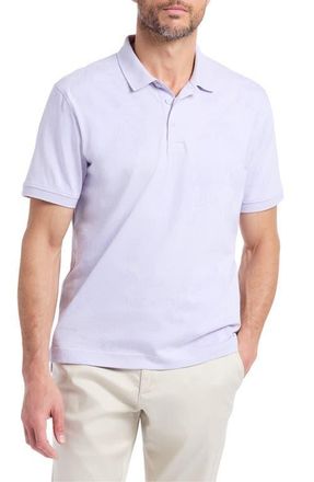 Robert Graham Linford Cotton Polo in Lilac at Nordstrom, Size Xxx-Large
