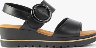 Gabor Womens Gabor YEO Womens Sandals Black - Size: 6.5