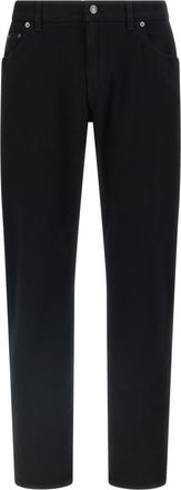 Dolce & Gabbana Black Slim Mid Rise Jeans