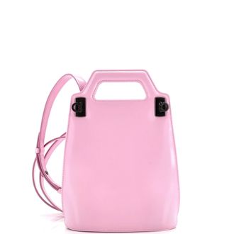 Ferragamo Wanda Top Handle Shoulder Bag Leather North South