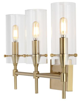 Jonathan Y Designs Jonathan Y Cato 21In 3-Light Modern Minimalist Iron/Glass Led Vanity