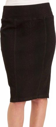 Xcvi Arleigh High Waist Midi Skirt In Black