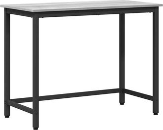 vidaXL Mesa Gris Sonoma 80 X 50 X 76,5 Cm Madera Ingenierizada Y Acero Vidaxl