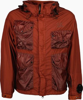 C.P. Company Mens Taylon L Mixed Goggle Jacket - Cream - Size: 40/Regular