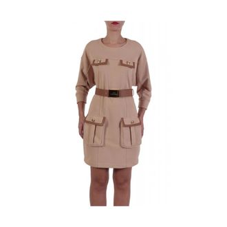 Elisabetta Franchi Mujer, Vestidos, Beige, Talla: M