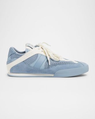 Chloé Kick Mesh and Leather Low-Top Sneakers