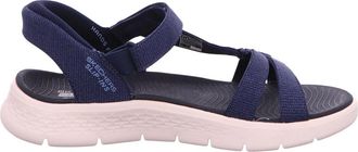 Skechers GO Walk Flex Sandal - Illuminate - Dames - Sandalen - Blauw - 39 EU - Leer - Schoenen