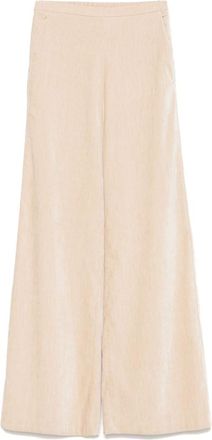 Forte_Forte Beige High-waisted Trousers