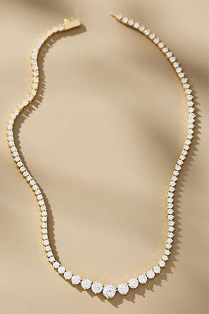 Melinda Maria Not Your Basic Graduated Tennis Necklace