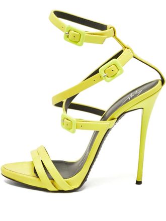 Giuseppe Zanotti Pre-owned 120 mm sandalen verfraaid met gesp - Groen
