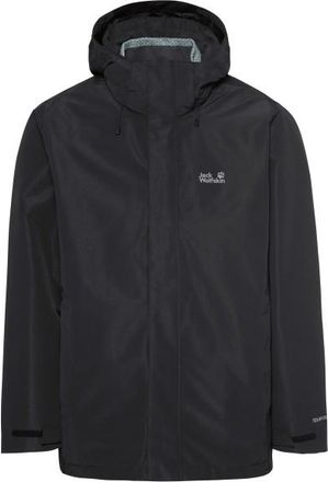 Jack Wolfskin Pinetrail 3in1 Jacket Doppeljacke f&uuml;r Herren | schwarz