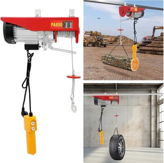 OEM Cabrestante El&eacute;ctrico, Capacidad De 800 Kg, Construcci&oacute;n Duradera, Color Rojo