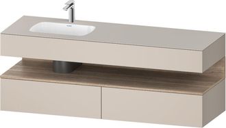 Duravit Duravit Qatego Lavabo Encastrado Con Base De Lavabo Consola