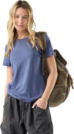 Smartwool Womens Classic All-Season Merino T-Shirt Blue XS