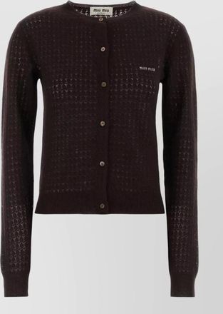 Miu Miu cashmere silk cardigan