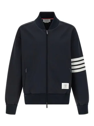 Thom Browne Tech Viscose Bomber Jacket