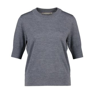Mercer Amsterdam Ronde hals gebreid - Dames - Ronde hals truien - Blauw - 2XL - Truien & Vesten