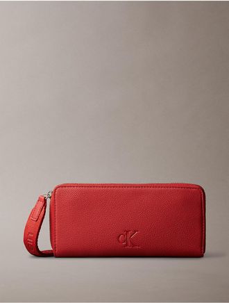 Calvin Klein Jeans Calvin Klein Womens All Day Zip Wristlet Wallet - Red - OS