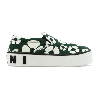 Marni Cotton Slip-On Trainers