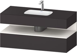 Duravit Qatego Lavabo Encastrado Con Base De Lavabo Consola, - Duravit