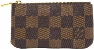Louis Vuitton Pre-owned Pochette Cle Damier Coin Case - - Pre-owned - Donna - Marrone - ONE SIZE