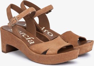 Pedro Garcia Back-Strap sandal in brown suede | dido | Fall-winter 26 |