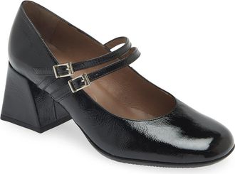 Wonders Mary Jane Pump in Black Patent Leather at Nordstrom, Size 9.5-10Us
