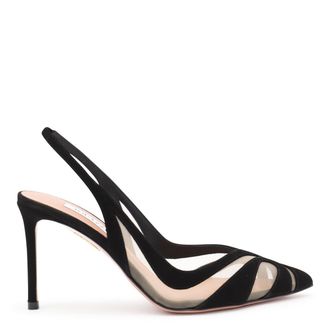 Aquazzura With Heel Blacks And Greys-Donna