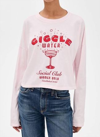 ASKK NY Giggle Water Classic Tee In Giggle Water Long Sleeve