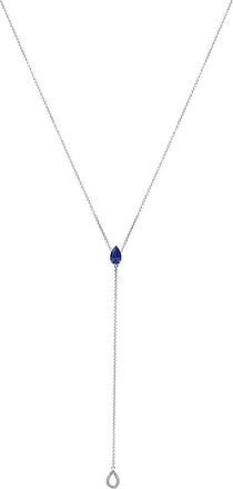 House of Brilliance Haus Of Brilliance Silver Diamond & Y-S Necklace