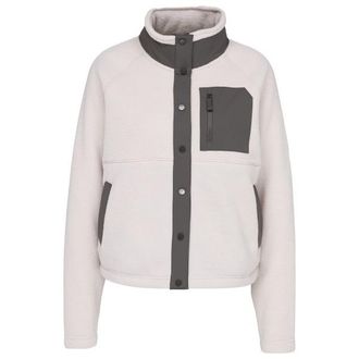 Stoic MerinoSoftFleece MMXX.Karmas Jacket Fleecejacke f&uuml;r Damen | grau/wei&szlig;