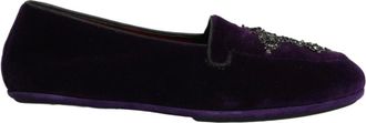 Dolce & Gabbana Schoenen, Heren, Paars, 41 EU, Leer, Loafers Instapschoenen