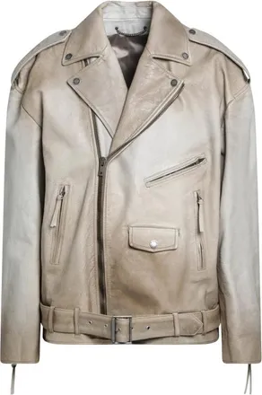 Golden Goose Light Jackets, female, Beige, Size: S Journey Over Jacket