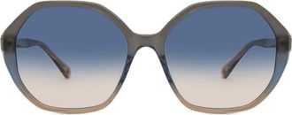 Kate Spade New York Waverly/G/S Asian Fit PJP/I4 Womens Sunglasses Brown Size 57