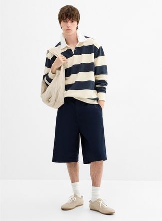 Redefined Rebel Mens Loose chino Bermuda Shorts Baggy fit