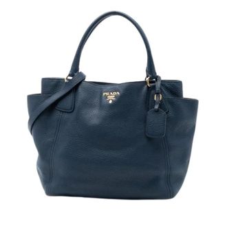 Prada Pre-owned Handbags, female, Blue, Size: ONE SIZE Pre-owned Satchel