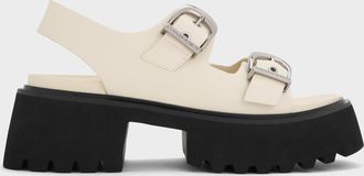 Charles & Keith Nadine Slingback Platform Sandals