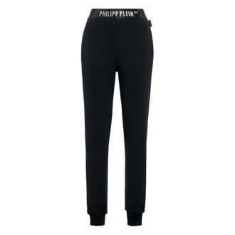 Philipp Plein Dames, Broeken, Zwart, Maat: XL Katoen