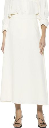 Alexia Admor Brilyn Linen-Blend Maxi Skirt