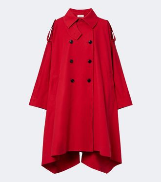 R&oacute;he R&oacute;he Cotton-blend trench coat