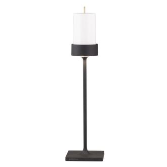 Zafferano L&aacute;mpara mesa led recargable aluminio negro, 2,2w